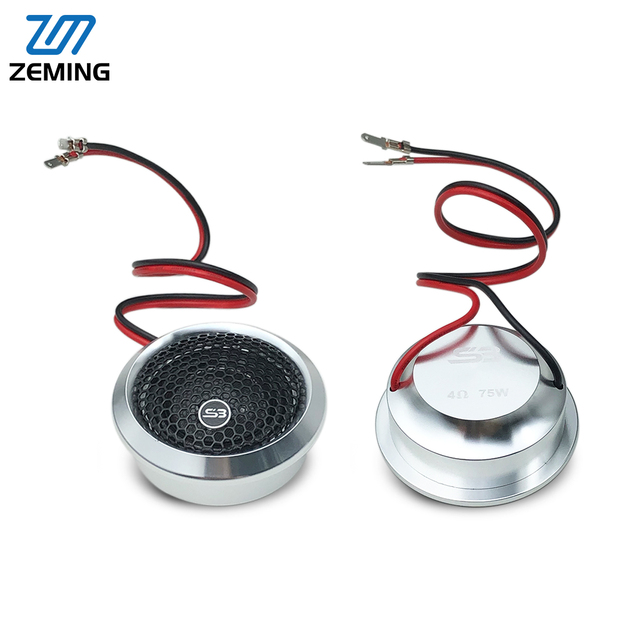 New Arrival 1 Inch Car Tweeter Speakers Super HiFi Tweeters Neodymium Speaker 75w Tweeter Audio Speaker Car Kit