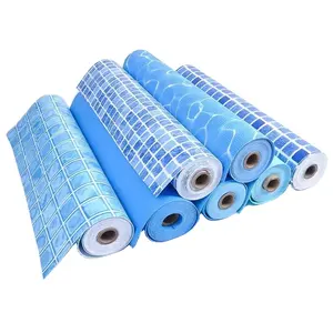 Filme de PVC para piscina de lona de PVC com design personalizado de 1,5 mm para parque aquático e piscina infantil