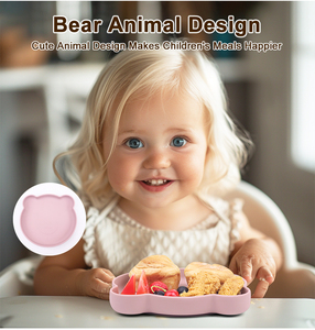 Ensemble <span class=keywords><strong>d</strong></span>'alimentation pour bébé écologique et doux pour les enfants, vaisselle <span class=keywords><strong>d</strong></span>'apprentissage pour enfants, <span class=keywords><strong>bol</strong></span> à ventouse en silicone, tasse à paille - Product Image 5