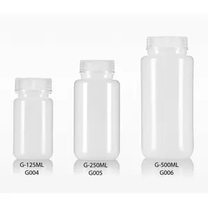 厂家价格250毫升500毫升1000毫升宽口HDPE塑料棕色试剂瓶
