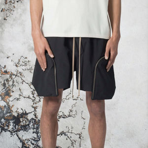 Pantalones Cortos Deportivos para Hombre Personalizados de Fábrica, de Alta Calidad, Elásticos, de Algodón Orgánico, Cintura Media Elástica, Sólidos, Transpirables, Estilo Urbano - Product Image 2