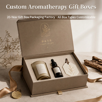 Boîte cadeau pour soins de la peau à double porte irrégulière personnalisée, emballage en papier, boîte cosmétique gaufrée