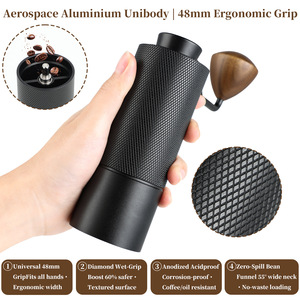 เครื่องบดกาแฟแบบมือหมุน ปรับขนาดการบดได้ พกพาสะดวก สำหรับกาแฟแบบกรอง - Product Image 2