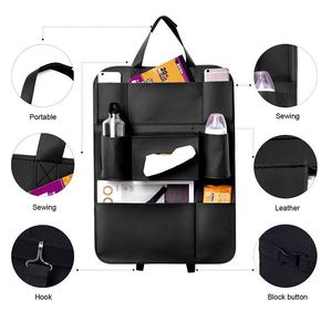 Organizador de Asiento Trasero de Coche de Fieltro de Lana con Certificación BSCI, Protector de Bolsillo para Botellas - Product Image 6