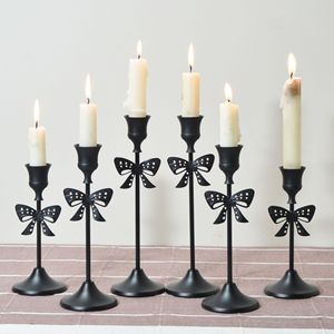 <span class=keywords><strong>Bougeoir</strong></span> à nœud de luxe scandinave avec un restaurant de mariage de Noël festif Décoration de la maison <span class=keywords><strong>Bougeoir</strong></span> à <span class=keywords><strong>longue</strong></span> tige - Product Image 3