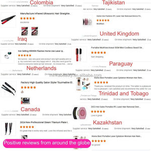 <span class=keywords><strong>Lisseur</strong></span> de cheveux de haute qualité pour femmes avec écran numérique LED, panneau en céramique, fonction <span class=keywords><strong>vapeur</strong></span> pour des cheveux lisses - Product Image 6