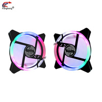 Haute qualité 120x120x25mm ventilateur de boîtier d'ordinateur couleurs réglables DC12V silencieux 4 broches RGB LED ventilateurs pour Pc 120mm