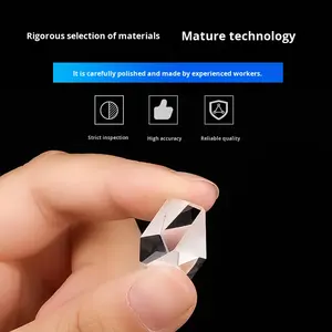 Prisma de Telhado 12.5 Alta Precisão Material K9 95% de Transmitância de Luz Marca HaoXuan Fabricado em Henan Nanyang - Product Image 2