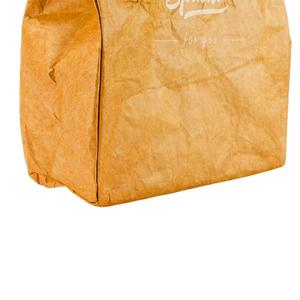 Borsa Termica Isolante in TYVEK Colore Naturale con Logo Personalizzato Stampato, Manici Portatili e Chiusura in Velcro - Product Image 6