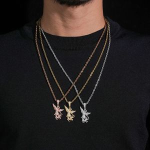 <span class=keywords><strong>NOVA</strong></span> Nuevo Colgante de Lujo para Hombre, Plata S925, Moissanita VVS de Corte Brillante, Ángel de la Justicia, Estilo Hip Hop, Chapado en Rodio/Oro/Oro Rosa, para Fiesta - Product Image 3