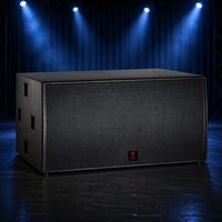 Système de basses haute puissance avec double subwoofer néodyme de 18 pouces, diaphragme en alliage de titane pour salles de concert, boîtes de nuit, son surround professionnel