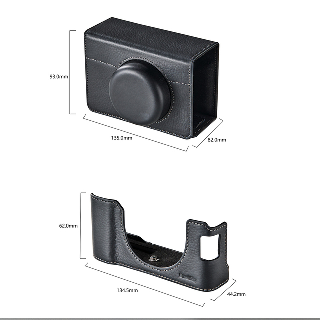 For X100VI Fujifilm DSLR Half Case Kit Soft Camera Case with Flip Case Quick Assembly & Tripod Mountable PU Material