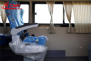 Dongfeng <span class=keywords><strong>BUS</strong></span> 6*6 31ที่นั่งรถธรรมดา Euro3รถบัสผลิตในประเทศจีนประตูหน้าและประตูหลัง - Product Image 4