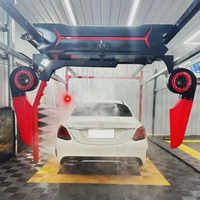 Station de lavage auto-service sans contact (paiement par code QR) pour parking, utilisant l'équipement de lavage auto 360 °   Lavage de voiture sans contact