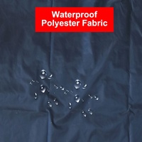 Robe longue à capuche bleu marine imperméable coupe-vent en polyester PVC pour adulte, imperméable de sécurité haute visibilité réfléchissant avec logo personnalisé