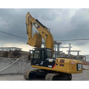 Excavadora de cadenas Caterpillar 325D usada original de Japón, 25 toneladas, excavadora hidráulica CAT 325D, pocas horas de trabajo, maquinaria de construcción - Product Image 3