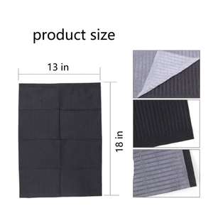 ผ้ากันเปื้อนทางทันตกรรมสีดำ ขนาด 13"x18" - ผ้ากันเปื้อนแบบใช้แล้วทิ้ง 3 ชั้น ทนทาน กันน้ำ สำหรับร้านสักและใช้ในทางการแพทย์ - Product Image 5
