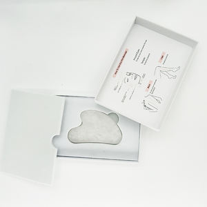 Outils de massage Gua Sha en jade naturel et quartz rose, vente en gros d'usine, pour le soin du visage. - Product Image 6