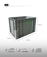 Caisse de manutention durable en PP recyclable, écologique, pour le stockage de pièces automobiles