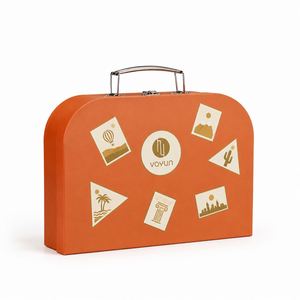 <span class=keywords><strong>Valise</strong></span> rigide en carton personnalisée avec poignée, couvertures pour bébé, serviettes, boîte à souvenirs pour nouveau-né, boîte cadeau pour berceau de bébé garçon - Product Image 1