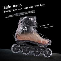 Coquilles de chaussures professionnelles résistantes aux chocs à 4 roues patins à roulettes pour adultes