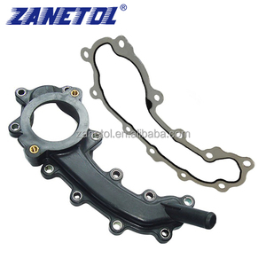 Boîtier de Thermostat de tuyau de croisement de liquide de refroidissement pour <span class=keywords><strong>Jeep</strong></span> Grand Cherokee Dodge Grand Caravan Chrysler 300C 3.6L 5184653AF 5184653AE - Product Image 1