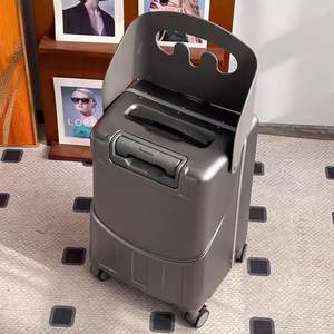 24 pollici impermeabile PC 4 Spinner ruote bagaglio bambini passeggio passeggino valigia rosa con serratura TSA essenziale per i viaggi dei bambini - Product Image 4