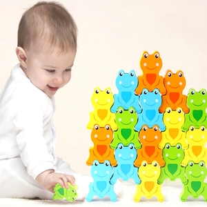 Gioco di Pesca <span class=keywords><strong>Montessori</strong></span> in Legno, Giocattoli Educativi, Set Popolare di Pesca con Rane in Legno - Product Image 1