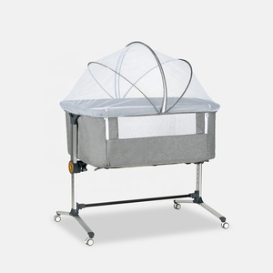 Lit pliant en aluminium pour bébé, berceau portable, lit de voyage King Size pour hôpital, extérieur, repas, certifié EN CPC - Product Image 2
