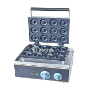 Hot Selling Industriële Mini Donut Maker 12 Grids Anti-aanbak Commerciële Draagbare Zoete Donuts Maker Machine