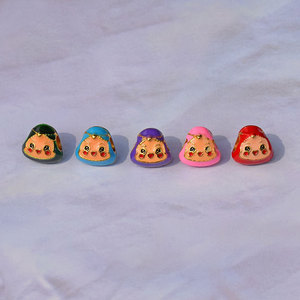 Alloy Cartoon Zongzi Beads 3D Mini Pendant Colorful Loose Beads For <b>Bracelet</b> Accessory Spring 2024 Jinhua Origin - Product Image 4