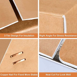 Insulated Box Cooler Brand Insulated Box Kraft Paper Custom Thermal Insulated Waterproof Freezer Box For Shipping Cooler Food