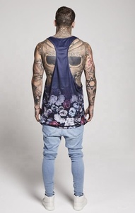 Custom <b>Men's</b> <b>Gym</b> Sleeveless Stringer <b>Vests</b> Summer Sport Plain Cotton Workout Sublimation on Running tank Tops <b>for</b> <b>Men</b> - Product Image 3