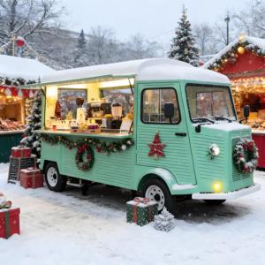 Remorque alimentaire certifiée DOT, conforme FMVSS, éclairage et freinage intégrés, cuisine mobile entièrement équipée, homologuée pour la circulation routière américaine, pour la vente de bonbons, garantie 1 an - Product Image 1