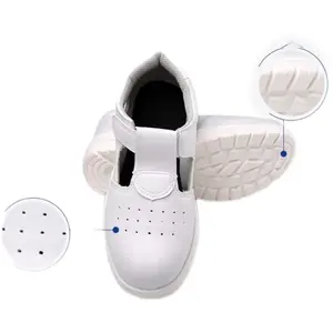 Chaussures pour salle blanche ESD PU PVC SPU Bottes antistatiques Chaussures de sécurité à bout en acier antistatique Chaussures ESD antistatiques