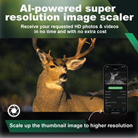Caméras de chasse sans fil AI 4G solaires avec application cloud, mini piège photo, caméra de chasse
