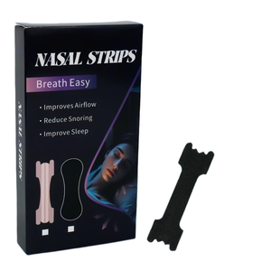 Tiras Nasales Adhesivas Hipoalergénicas Anti-ronquidos para Dormir y Deportes (100 Unidades), Resistentes al Sudor, para Mejorar la Respiración - Product Image 1