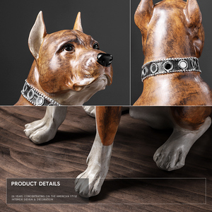 Tùy Chỉnh Thiết Kế OEM Mỹ BẮT NẠT Nhựa Craftwork Chó Lớn Đầy Màu Sắc Đồ Gia Dụng Vật Nuôi Chó - Product Image 4