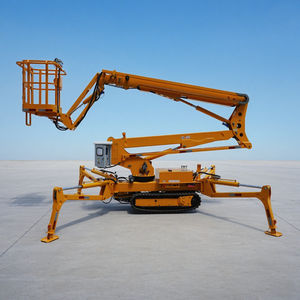 Plataforma de elevación aérea hidráulica alimentada por gasolina diésel de 12m, 14m, 16m, 18m, elevador de pluma de araña con orugas ajustable - Product Image 5