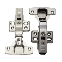 Charnières de porte d'armoire hydrauliques pour meubles de maison, bureau, cuisine et chambre - Fermeture douce à poussoir avec conception silencieuse et durable