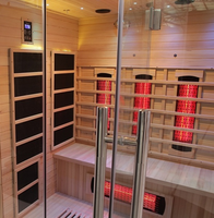 Sauna Inframerah Jauh Spektrum Penuh Rendah EMF