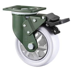 Heavy Duty 4/5/6/8 Zoll Richtungs rad Räder Brems rad Polypropylen Nachlauf - Product Image 1