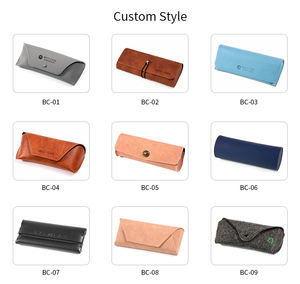 Estuche para Gafas de Cuero PU Personalizado Bestclean con Imán, Ligero, Protector, Estuche Suave para Gafas, Venta al Por Mayor Directa de Fábrica - Product Image 5