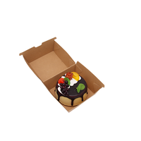 100% Mini carton jetable compostable Kraft écologique emballé pour hamburgers croustilles aliments pour bébés à usage industriel