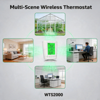 Termostato Inteligente Programable para Electrodomésticos, Carcasa de PC Antiinflamable, Controlador de Temperatura Digital, Fabricado en Fábrica, Alta Calidad