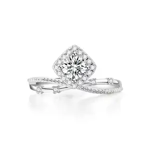 wholesale diamond jewelry eternity ring lab diamond 18 kt ring saphire youthful diamond ring