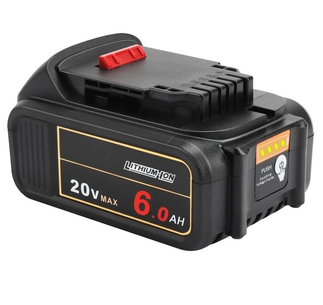 20V 5.0AH 6.0AH Power Tool Lithium Ion Battery Pack Replacement Battery DCB200 DCB102 DCB107 DCB115 DCB118 Cordless Power Tools