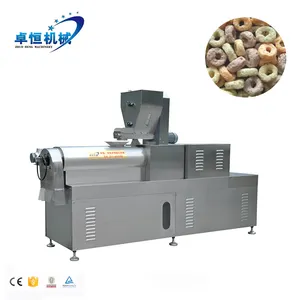 Puffed Corn Puffed Rice Snacks Food Processing Machine Snack Food Machinery Automatic Donut Fryer Machine for Sale 3*0.8*1.8m