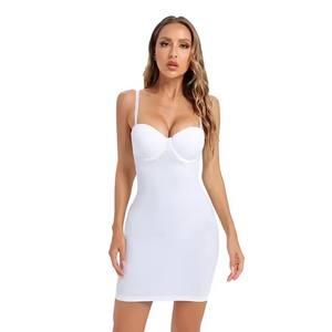 Shapewear pour femmes, slips de maintien de la forme, jupons fins <span class=keywords><strong>sous</strong></span> <span class=keywords><strong>robe</strong></span>, mini <span class=keywords><strong>robe</strong></span> rouge, soutien-gorge intégré, contrôle du ventre, shapewear - Product Image 5