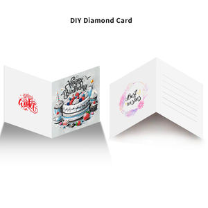 5D Pha Lê Kim Cương bức tranh thiệp chúc mừng Bộ dụng cụ 6PCS SET DIY kim cương bức tranh sinh nhật thẻ cho người lớn trẻ em - Product Image 4